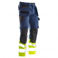 Bundhose Hi-Vis mit Hängetaschen 